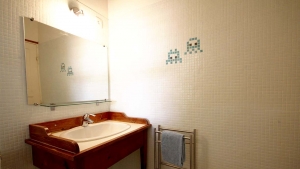 Salle de bain chambre Atlantique - Villa Caraïbes - Location de villas et maisons en Guadeloupe - www.villacaraibes.fr